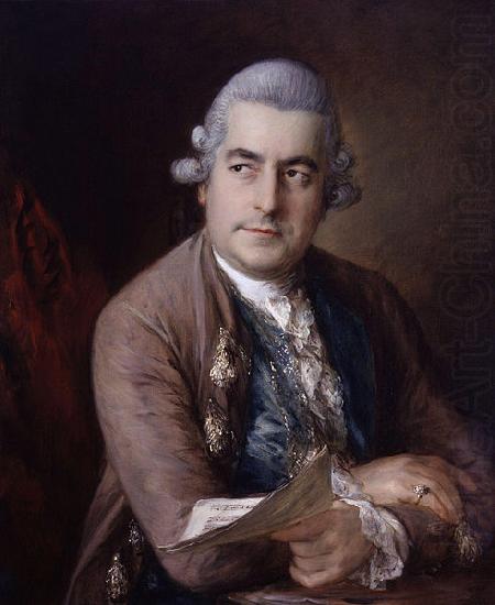Portrait of Johann Christian Bach, Thomas Gainsborough